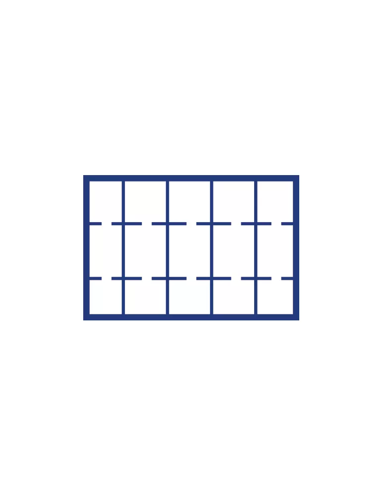 PLATEAU MALETTE DIAMANT (15 CASES CARREES : 50mm ) - SAFE®