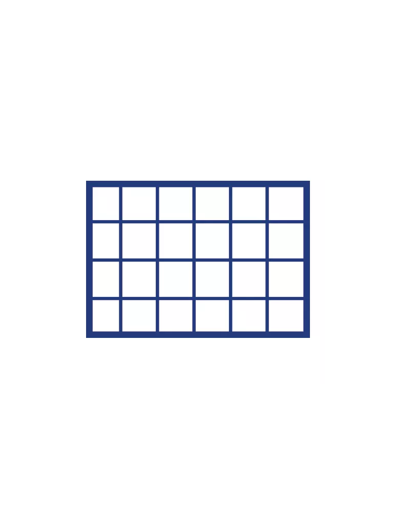 PLATEAU MALETTE DIAMANT (24 CASES CARREES : 46mm ) - SAFE®