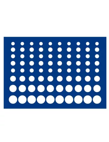 PLATEAU MALETTE DIAMANT (80 CASES RONDES) - SAFE®