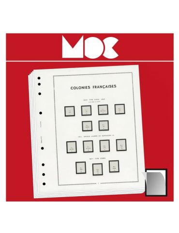 MOC SF : GUADELOUPE - 1924-1946 (avec pochettes) LEUCHTTURM