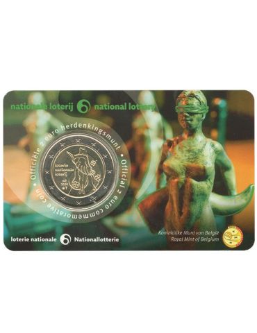 BU : 2 EURO COMMEMORATIVE 2025 COINCARD : BELGIQUE - LOTERIE NATIONALE (Version flamande)
