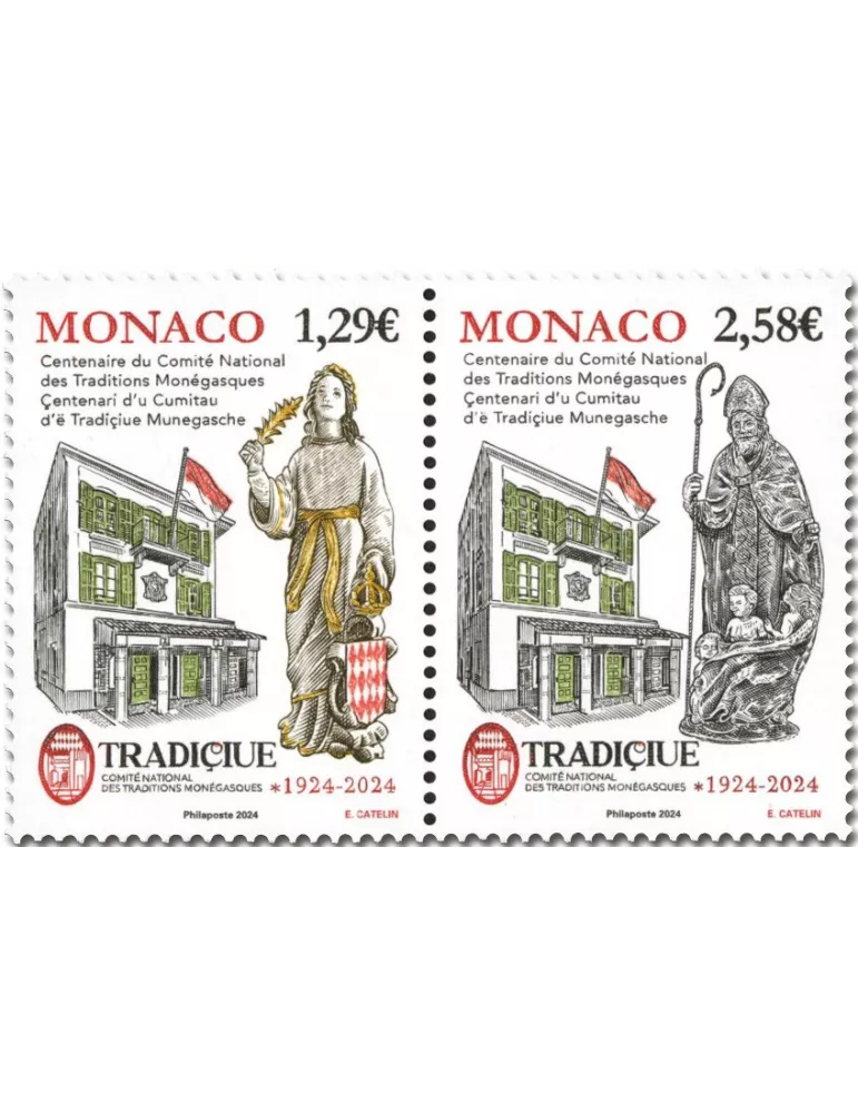 n° 3437/3438 - Timbre MONACO Poste
