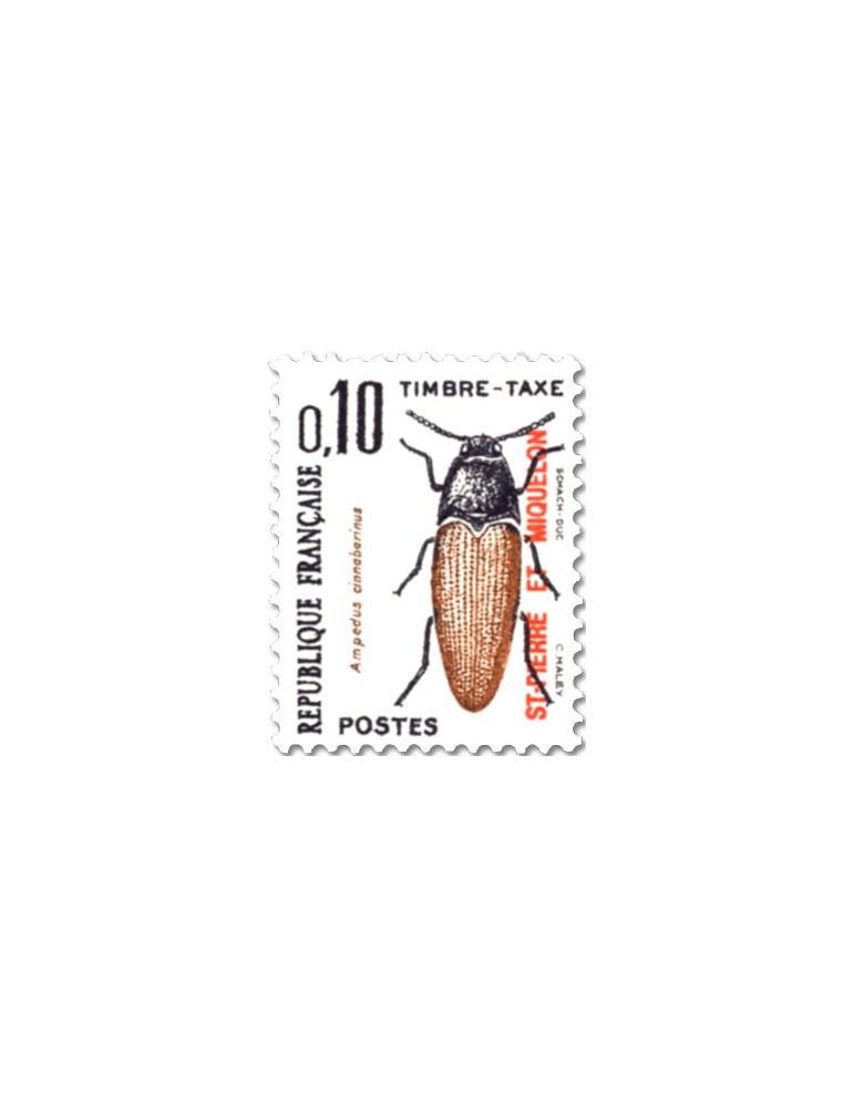 n° 82/91 -Timbre Saint-Pierre et Miquelon Taxe