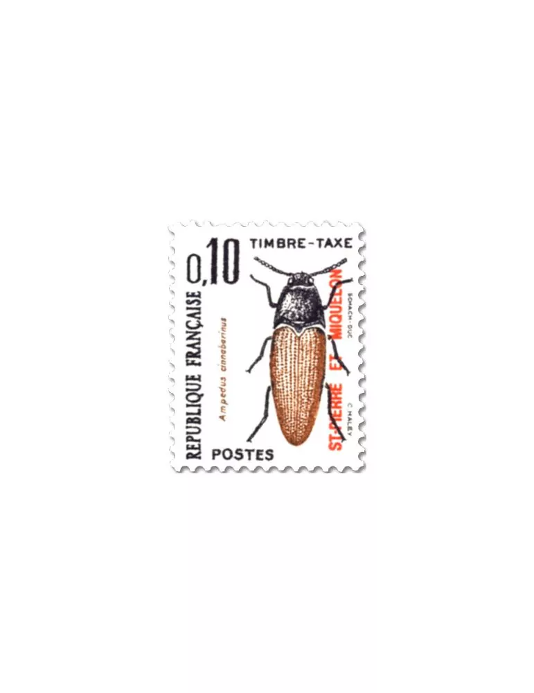 n° 82/91 -Timbre Saint-Pierre et Miquelon Taxe