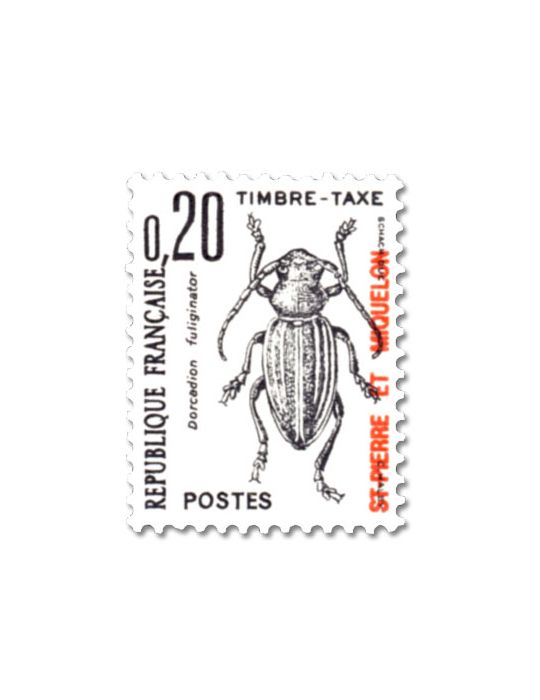 n° 82/91 -Timbre Saint-Pierre et Miquelon Taxe