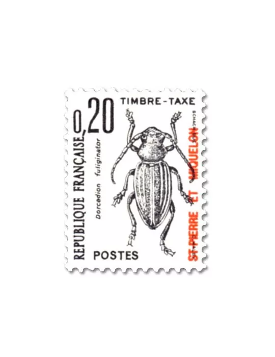 n° 82/91 -Timbre Saint-Pierre et Miquelon Taxe