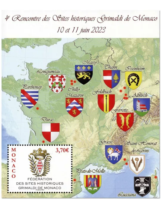 n° F3390 - Timbre MONACO Poste