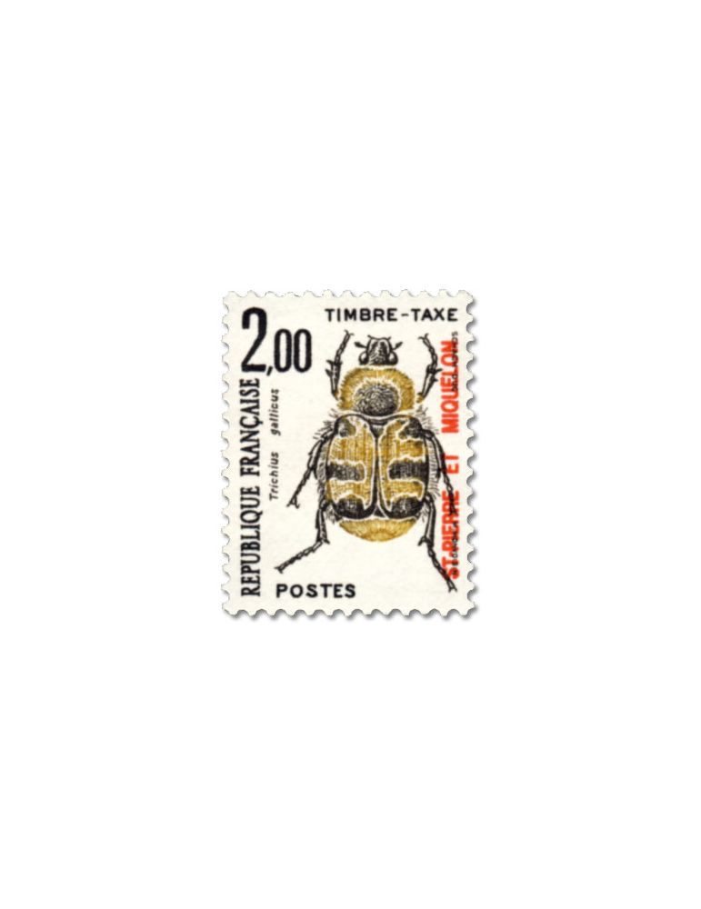 n° 82/91 -Timbre Saint-Pierre et Miquelon Taxe
