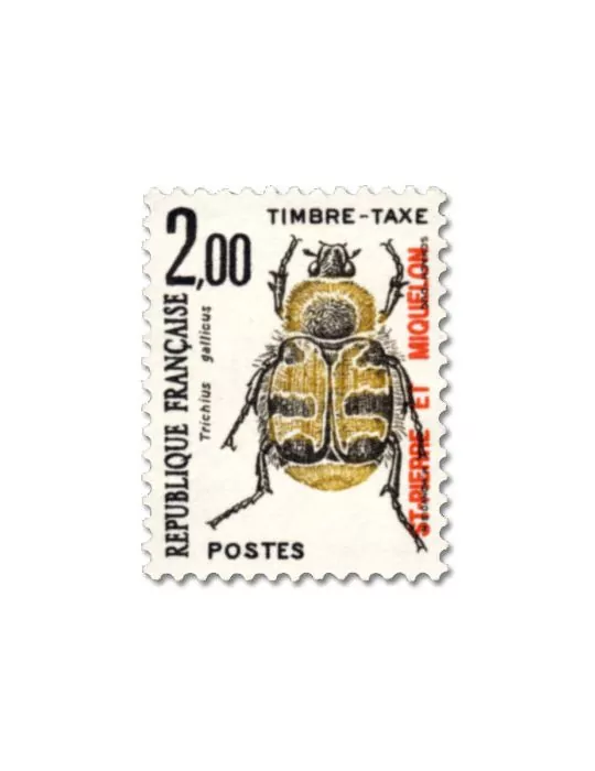 n° 82/91 -Timbre Saint-Pierre et Miquelon Taxe