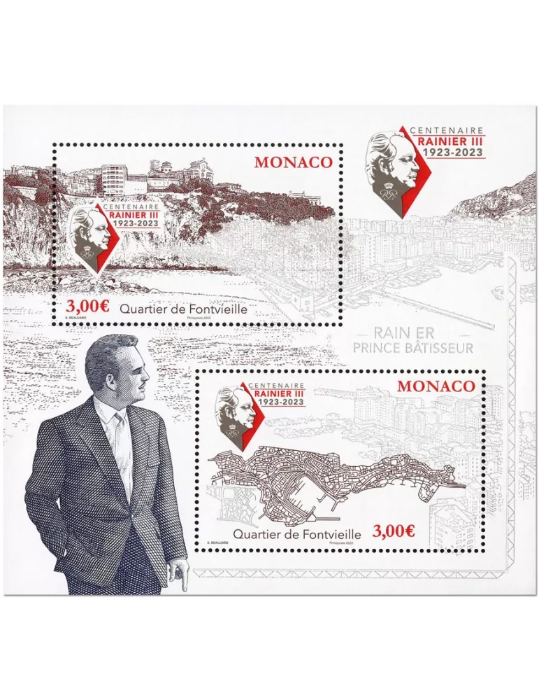 n° F3402 - Timbre MONACO Poste