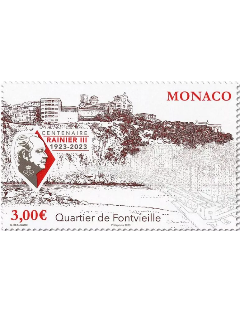 n° F3402 - Timbre MONACO Poste