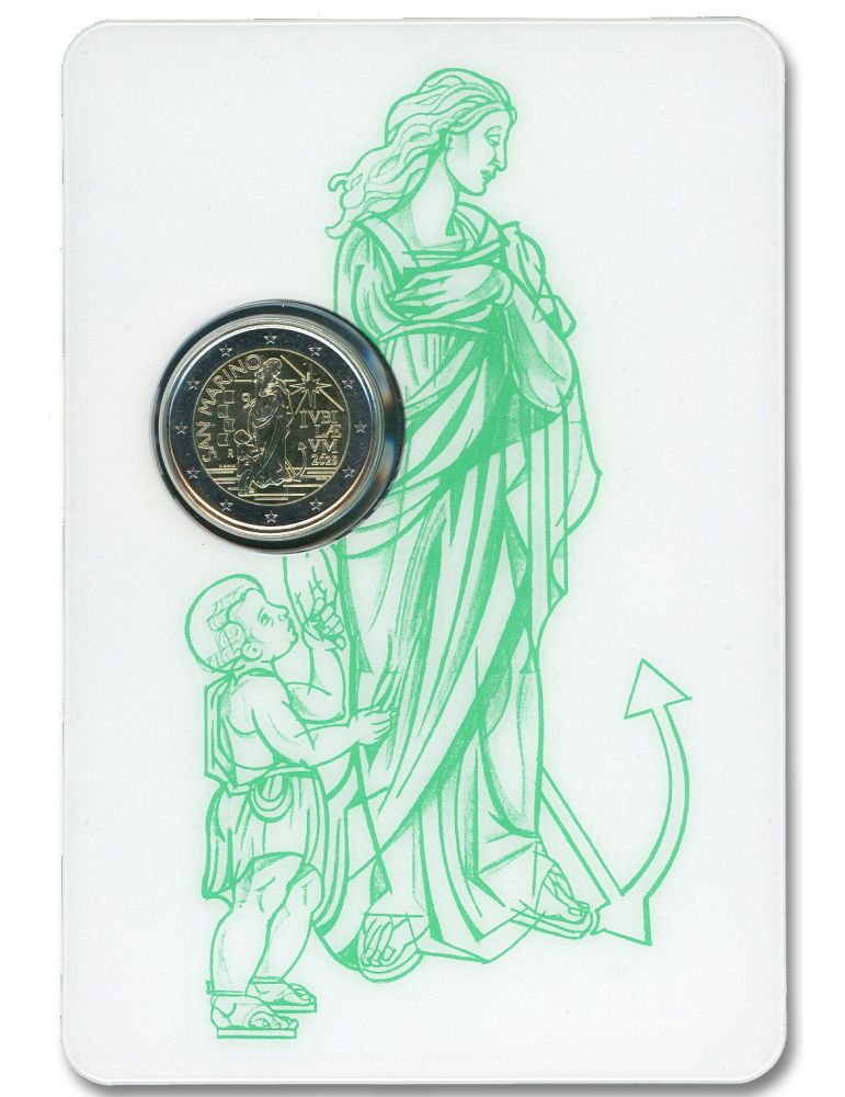 BU : 2 EURO COMMEMORATIVE 2025 : SAINT-MARIN (Année Sainte)