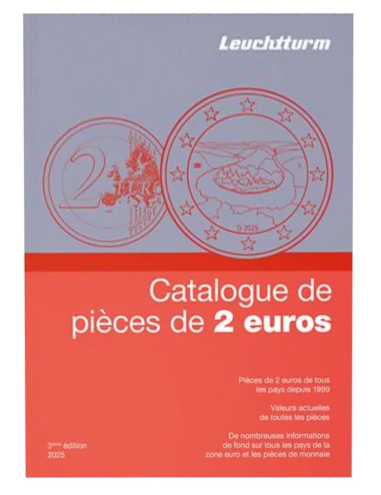CATALOGUE DE PIECES DE 2 EUROS COMMEMORATIVES - 2025 - LEUCHTTURM (VERSION FRANCAISE)