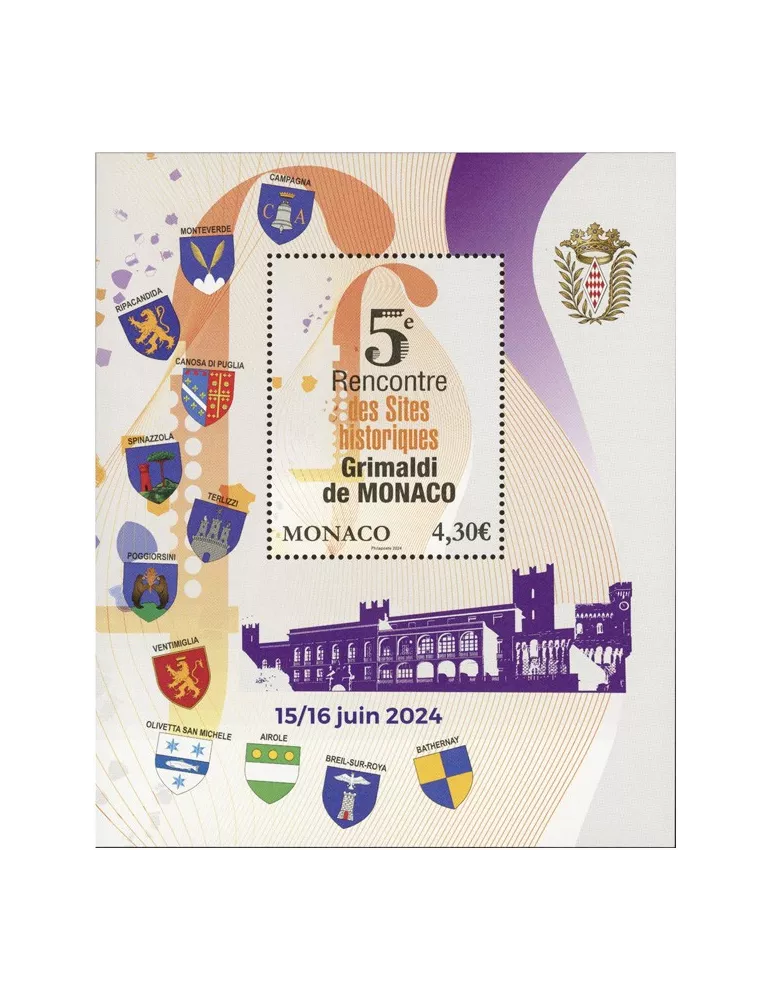 n° F3448 - Timbre MONACO Poste