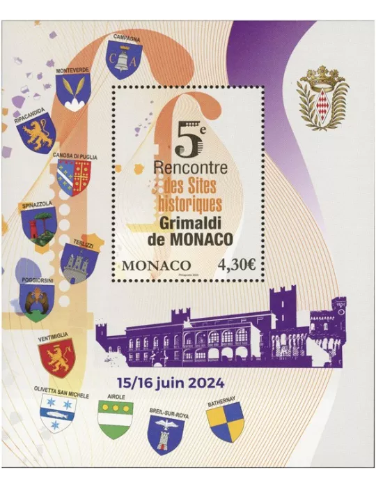 n° F3448 - Timbre MONACO Poste