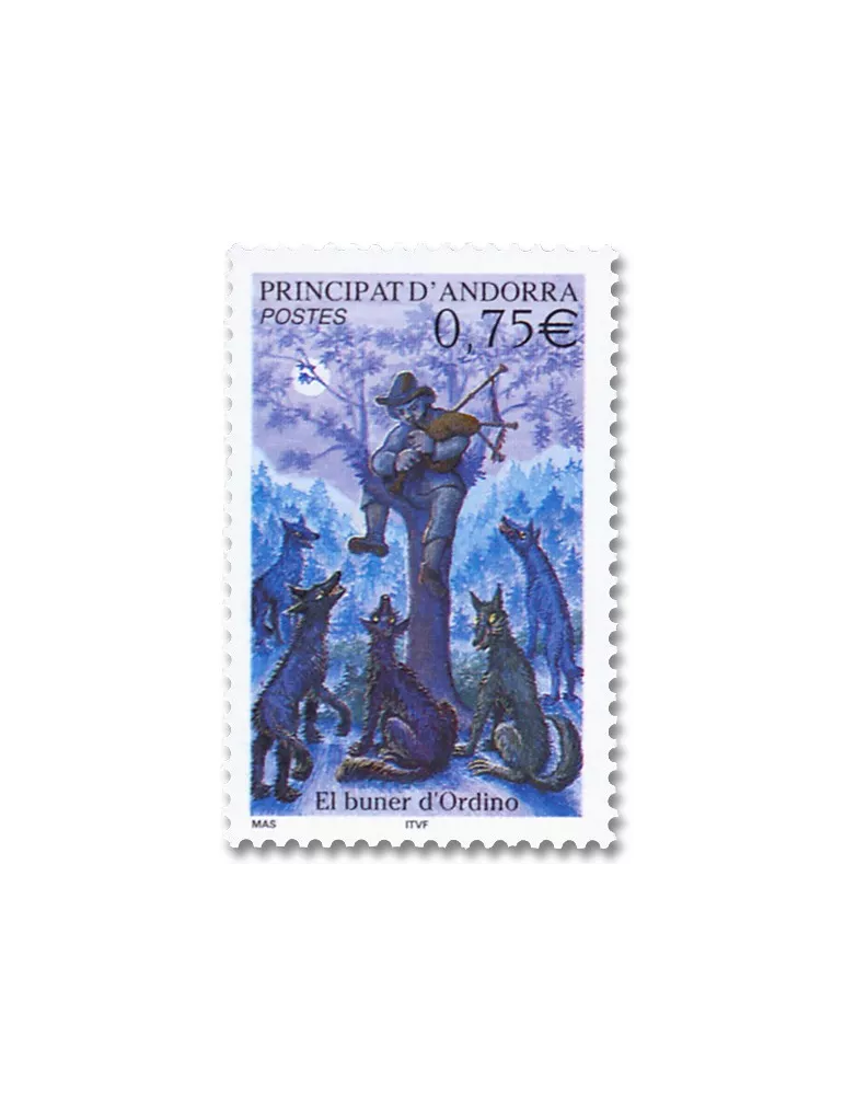 n° 589 - Timbre Andorre Poste