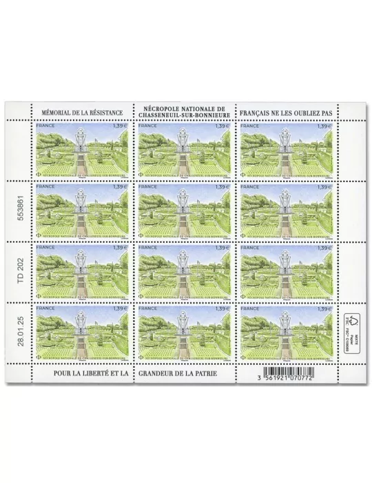 n° F174 - Timbre France Feuillets de France (n° 5857)