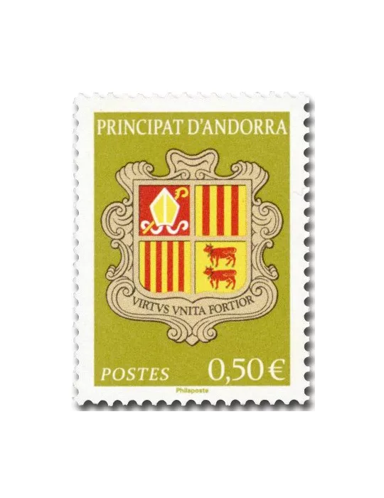 n° 887 - Timbre ANDORRE Poste