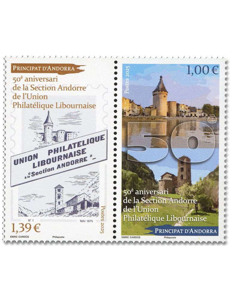 n° 924/925 - Timbre ANDORRE Poste