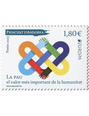 n° 891 - Timbre ANDORRE Poste