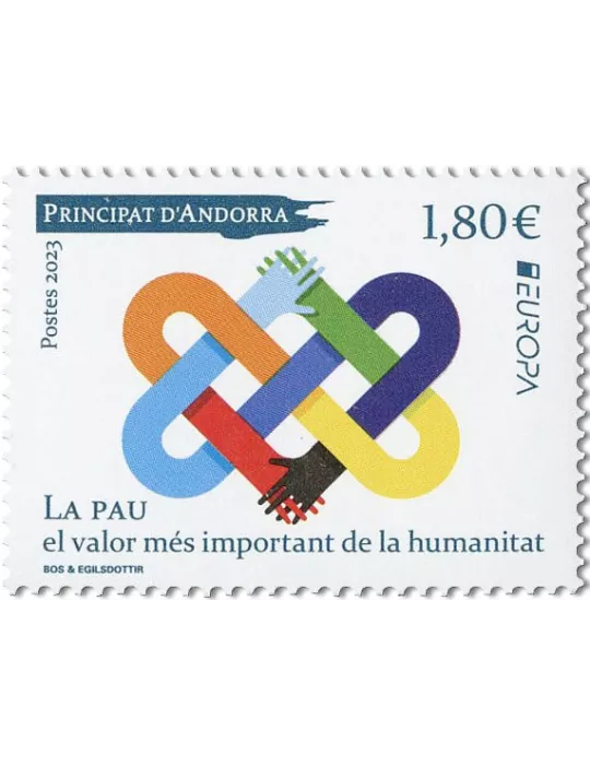 n° 891 - Timbre ANDORRE Poste