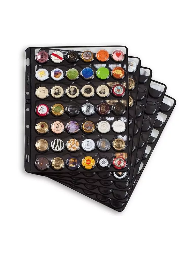 GRANDE CHAMP : Album + recharges (210 plaques de muselets de Champagne)