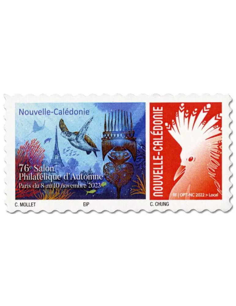 n° 1454/1455 - Timbre Nelle Calédonie Poste
