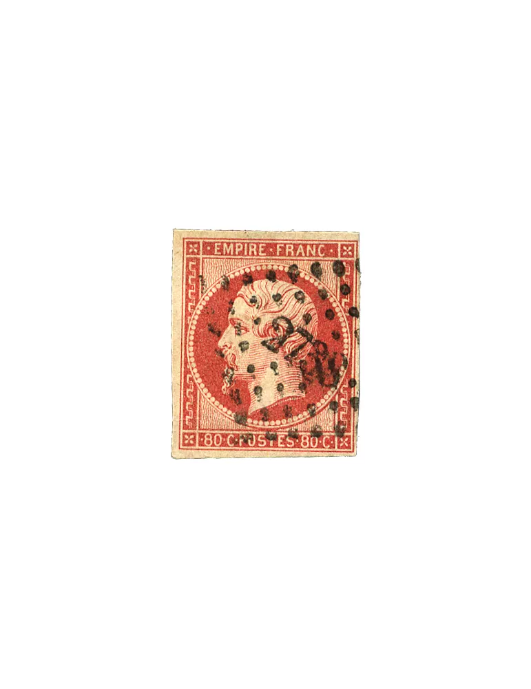n° 11/12/13A/14A/15/16/17B obl. (Qualité : B) - Napoléon III (Empire Non dentelé)