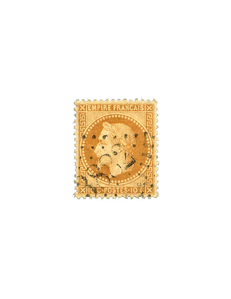 n° 25/26A/27A/28B/29B/30/31/32 obl. (Qualité : B) - Napoléon III (Empire lauré)