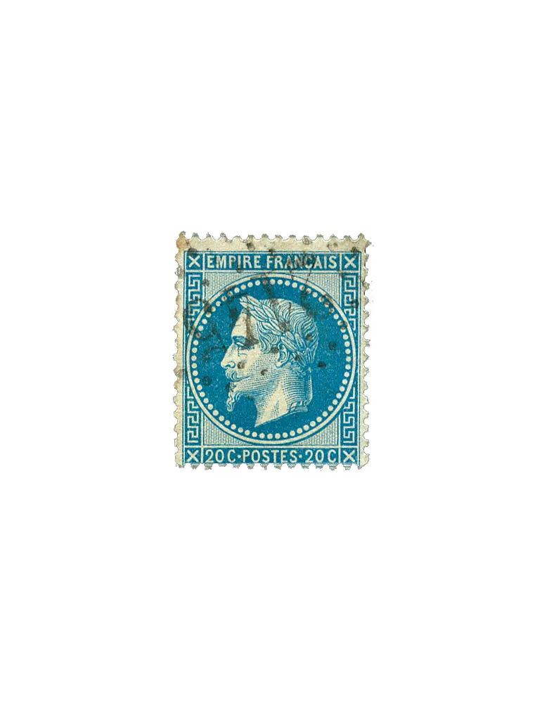 n° 25/26A/27A/28B/29B/30/31/32 obl. (Qualité : B) - Napoléon III (Empire lauré)