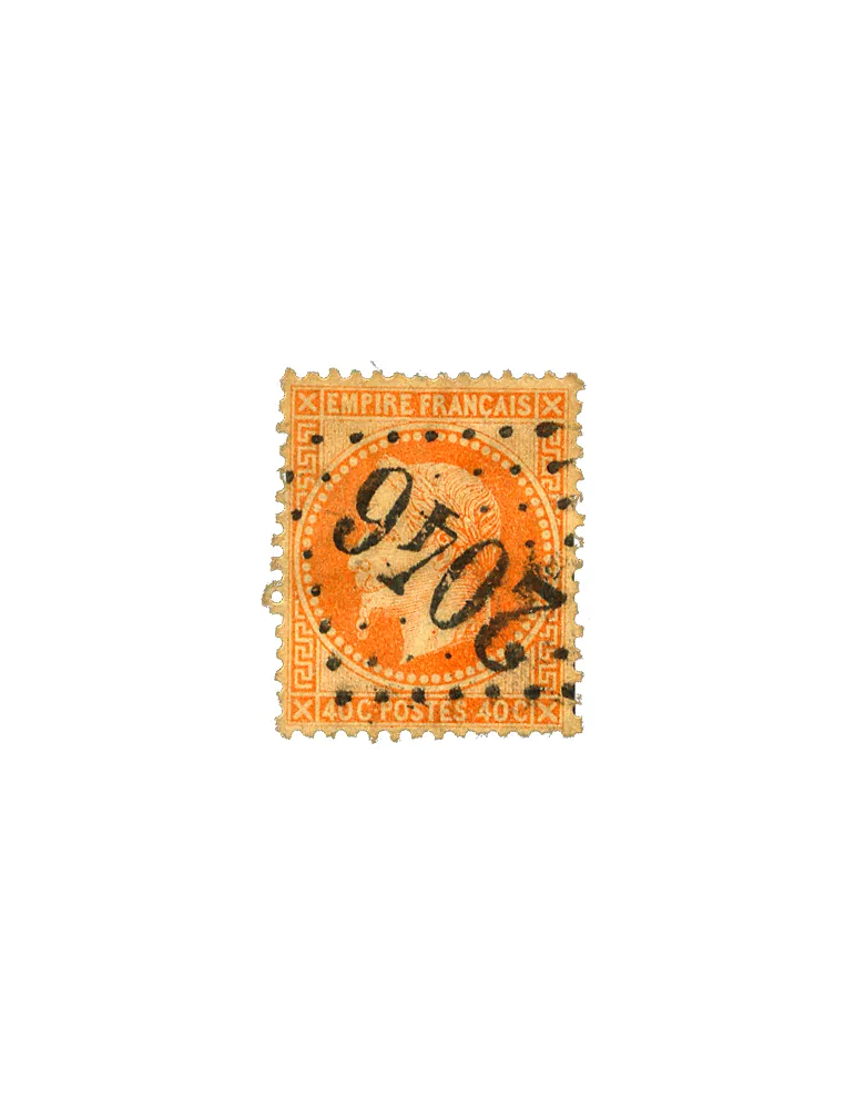n° 25/26A/27A/28B/29B/30/31/32 obl. (Qualité : B) - Napoléon III (Empire lauré)