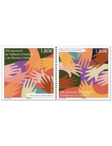 n° 896/897 - Timbre ANDORRE Poste