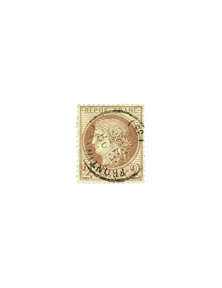 n° 50/60A obl. (Qualité : B) - Type Cérès dentelé (IIIe République)