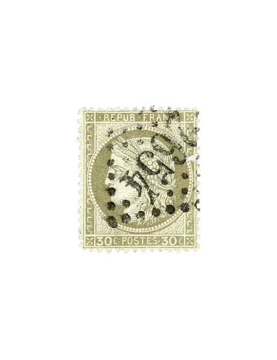n° 50/60A obl. (Qualité : B) - Type Cérès dentelé (IIIe République)