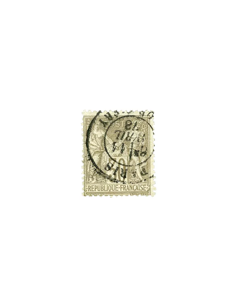 n° 61/72 obl. (Qualité : B) - Type Sage (Type I)