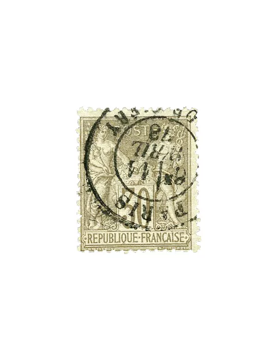 n° 61/72 obl. (Qualité : B) - Type Sage (Type I)