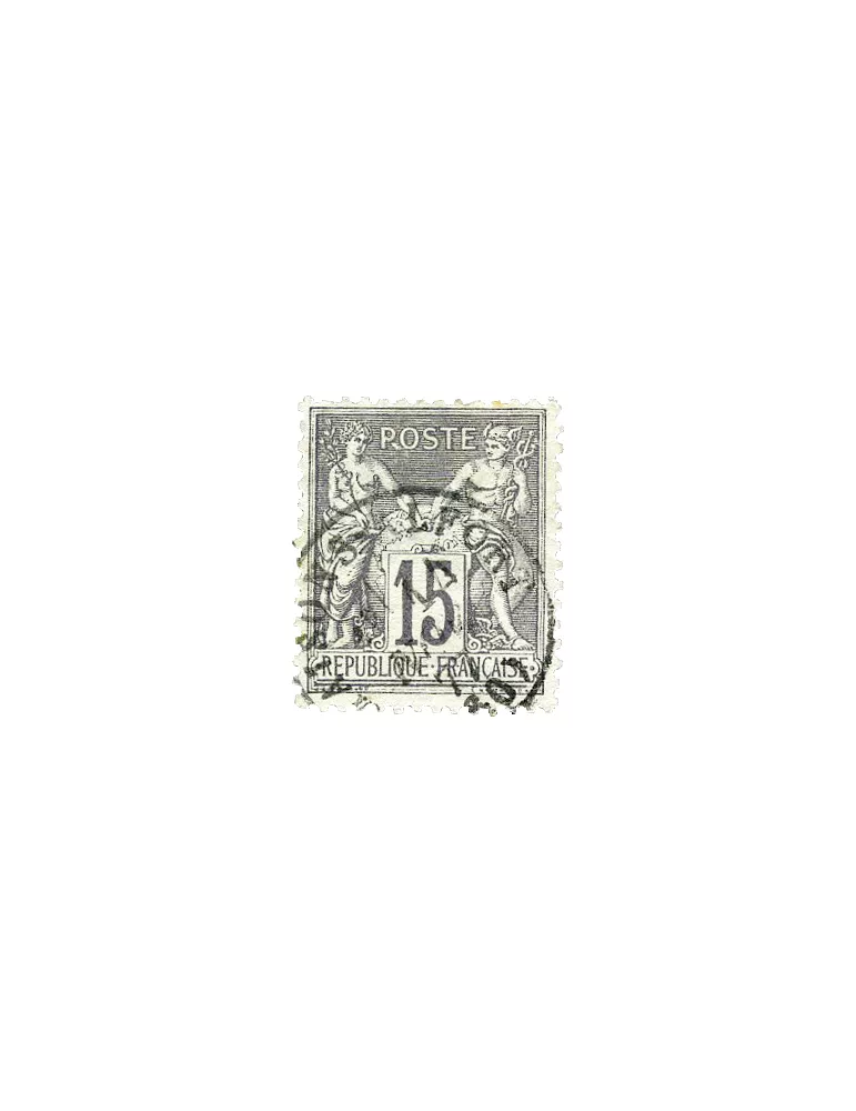 n° 74/82 obl. (Qualité : B) - Type Sage (Type II)