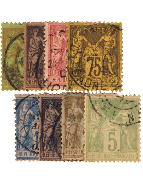 n° 96/106 obl. (Qualité : B) - Type Sage