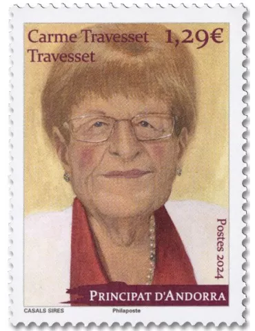 n° 910- Timbre ANDORRE Poste