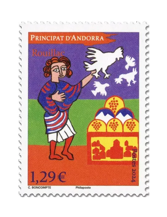 n° 911/912 - Timbre ANDORRE Poste