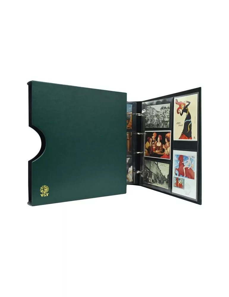 ALBUM CARTES POSTALES PREMIUM GARNI DE 15 RECHARGES