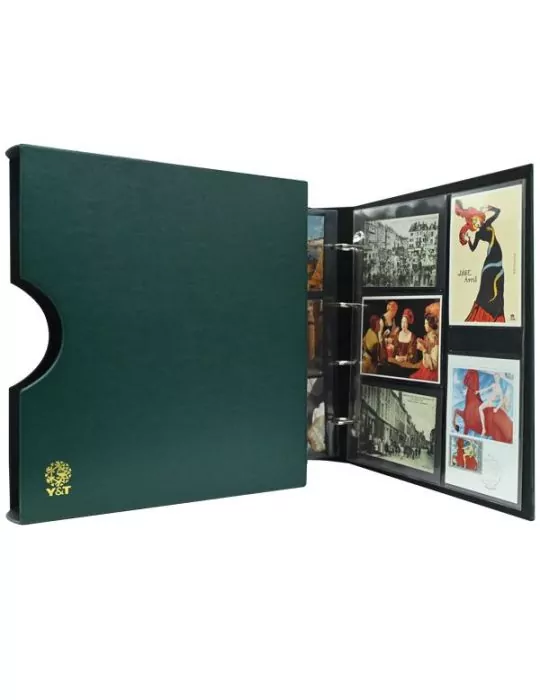 ALBUM CARTES POSTALES PREMIUM GARNI DE 15 RECHARGES
