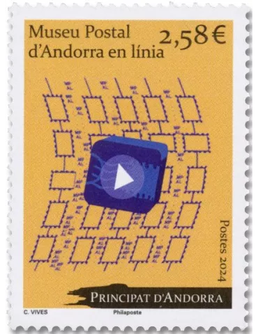 n° 918 - Timbre ANDORRE Poste