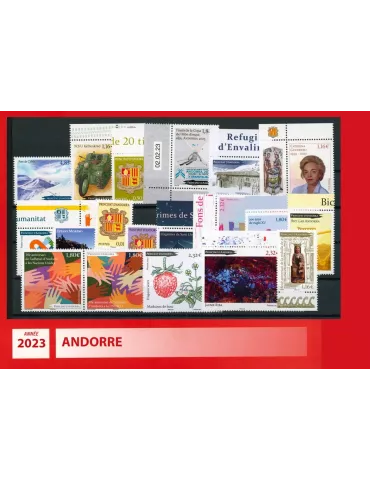 n° 885/903 - Timbre Andorre Année complète (2023)