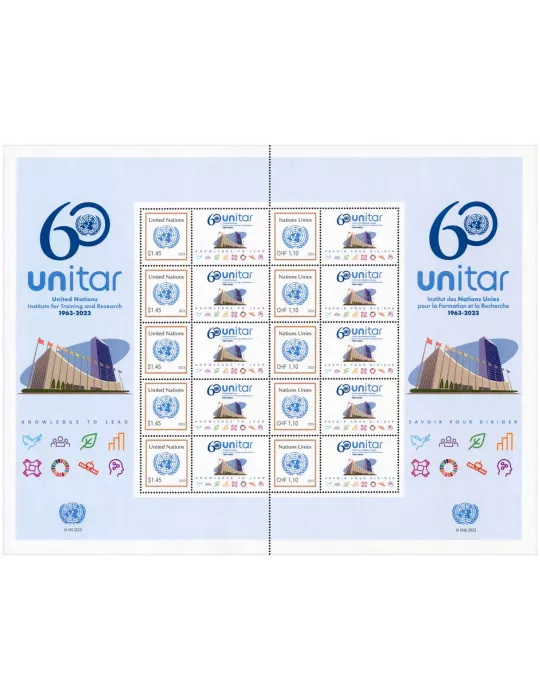 n° F1821A - Timbre ONU NEW YORK Poste