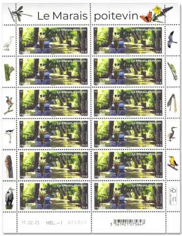 n° F176 - Timbre France Feuillets de France (n° 5868)