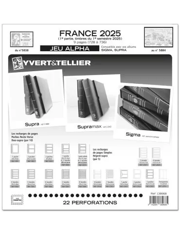 FRANCE ALPHA : 2025 - 1ER SEMESTRE (JEUX SANS POCHETTES)