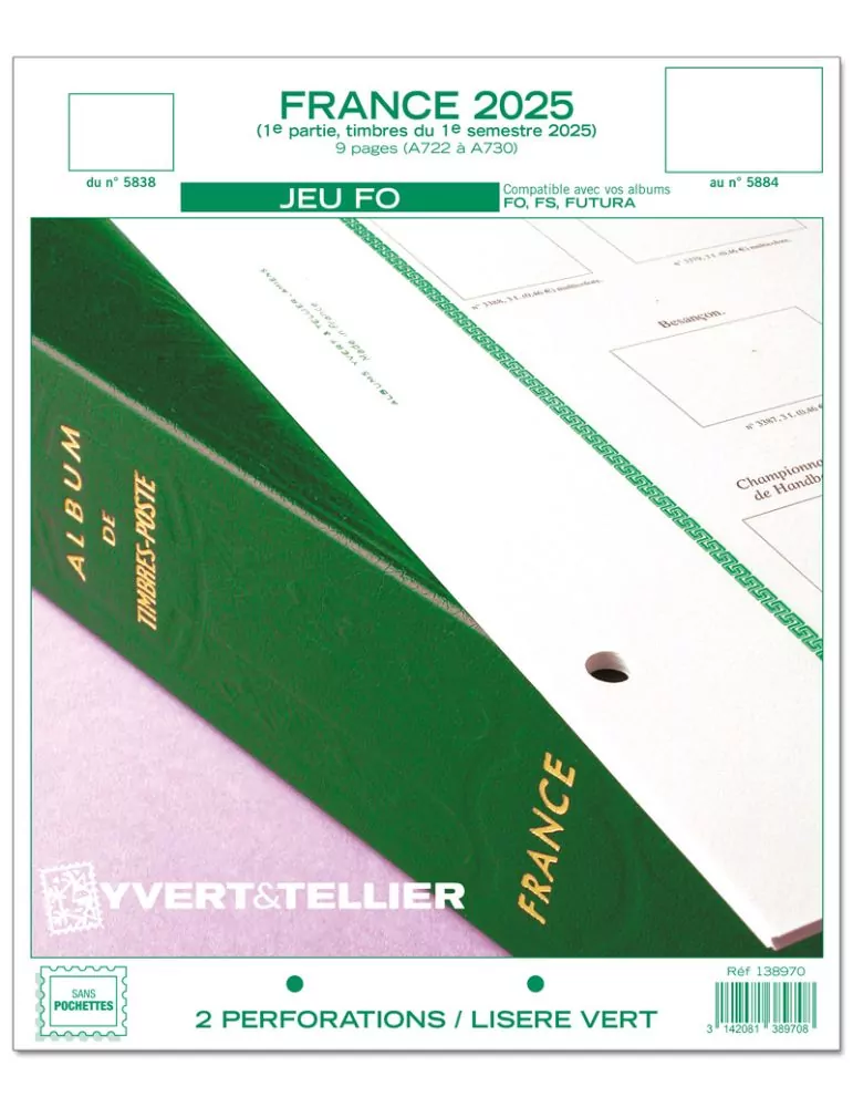 FRANCE FO : 2025 - 1ER SEMESTRE (JEUX SANS POCHETTES)