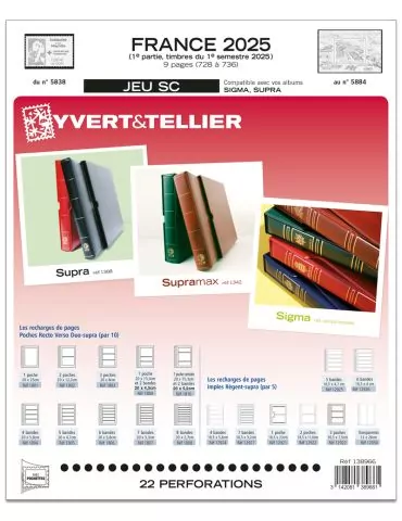 FRANCE SC : 2025 - 1E SEMESTRE (JEUX AVEC POCHETTES)