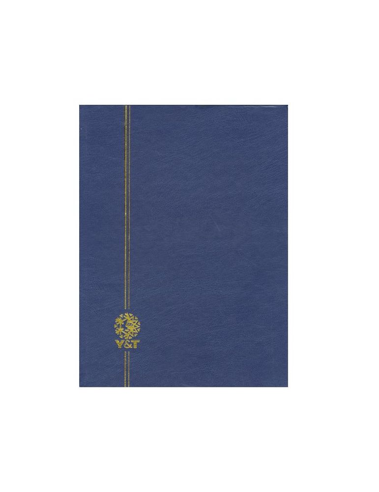 PERFECTA : Classeur fixe pour timbres (Grand modèle-Pages Blanches-48p)
